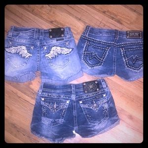 Miss Me shorts-authentic- sz 25-like new
